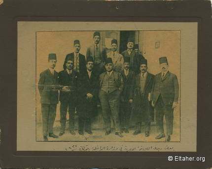 1927 - Eltaher and Egyptian Journalists - 1927